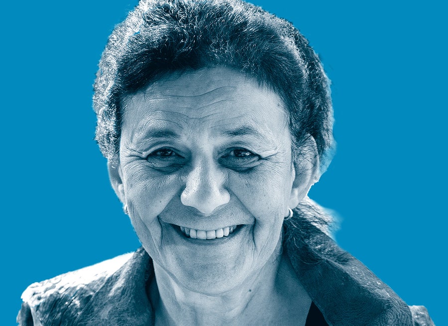 Close up of Wafaa El-Sadr